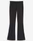 Women's Pintucked-Seam Ponté-Knit Flare Pants, Created for Macy's