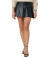 Women's Kamila Faux-Leather Pleated Mini Skirt