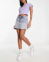 Miss Selfridge denim micro mini skirt in acid wash