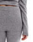 Object wide leg knitted trouser co-ord in grey