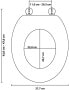 WC-Sitz mit Absenkautomatik Planeten