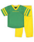 Toddler Boys and Girls Green, Yellow Oregon Ducks Red Zone Jersey and Pants Set