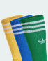 adidas Originals Solid crew socks 3 Pairs in blue