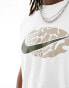 Nike Swoosh logo t-shirt in white