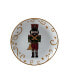 Holiday Magic Nutcracker 4 Piece Dessert Plate Set