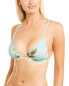 Charlie Holiday Athena Fixed Bikini Top Women's Green 10