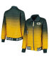 Women's Green, Gold Green Bay Packers Color Block Full-Zip Puffer Jacket