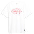 Puma Hoops X Lf Logo Crew Neck Short Sleeve T-Shirt Mens White Casual Tops 62777