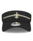 Men's Black New Orleans Saints 2023 NFL Training Camp Adjustable Visor