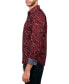 Men's Regular-Fit Flocked Paisley Button-Down Shirt