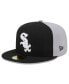 Men's Black/Gray Chicago White Sox Gameday Sideswipe 59Fifty Fitted Hat