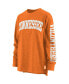 Women's Tennessee Orange Tennessee Volunteers Plus Size Two-Hit Canyon Long Sleeve T-shirt