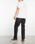 AllSaints Curtis straight jeans in washed black