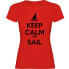 KRUSKIS Keep Calm And Sail short sleeve T-shirt