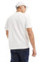 Calvin Klein nano logo interlock t-shirt in white