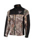 Men's Realtree Camo, Black Atlanta Falcons Circle Hunter Softshell Full-Zip Jacket