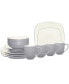 Colorwave Square 16-Pc. Dinnerware Set, Service for 4