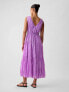 Pleated Tiered Maxi Dress