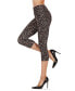 Women's Leopardito Capri Leopard Cotton Blend Leggings