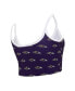 Women's Purple Baltimore Ravens Gauge Lounge Bralette