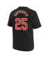 Big Boys Anthony Santander Black Baltimore Orioles Player Name and Number T-shirt