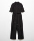 Women's Belt Long Jumpsuit