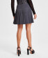 Women's Pleated Mini Skirt, Created for Macy's