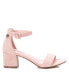 Women's Block Heel Suede Sandals By