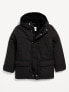 Hooded Zip-Front Water-Resistant Jacket for Boys