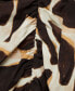 Women's Animal-Print Draped Skirt