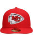 Men's Red Kansas City Chiefs Super Bowl IV Citrus Pop 59FIFTY Fitted Hat