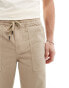 ONLY & SONS loose fit worker trouser in stone