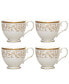 Summit Gold Set of 4 Cups, Service For 4