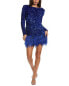 Sho By Tadashi Shoji Embroidered Cocktail Dress Women's