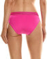 Trina Turk Women's Standard Monaco Braided Bikini Bottoms, Rose Pink Size 6