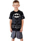 Toddler Boys Justice League Athletic Pullover T-Shirt and Mesh Shorts Outfit Set to