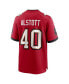 Men's Mike Alstott Red Tampa Bay Buccaneers Retired Player Game Jersey