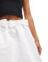 ASOS DESIGN satin bubble skirt in ivory