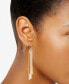 Mixed-Metal Double Bar Linear Earrings, Created for Macy's