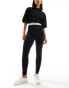 Tommy Jeans logo taping leggings in black