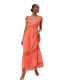 Women's Hibiscus Lace Maxi Dress