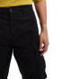 ONLY & SONS wide fit cargo short in black