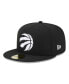 Men's Black Toronto Raptors Evergreen 59FIFTY Fitted Hat