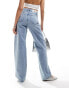 Calvin Klein Jeans high rise loose jeans in light wash