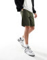 Farah mayhew canvas shorts in khaki