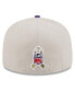 Men's Stone, Purple Minnesota Vikings 2023 Salute To Service 59FIFTY Fitted Hat