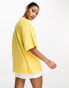 Fila graphic t-shirt in yellow