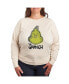 Plus Size Grinch Face Graphic Pullover T-shirt