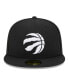 Men's Black Toronto Raptors Evergreen 59FIFTY Fitted Hat