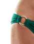 & Other Stories bikini brief with gold ring detail in green